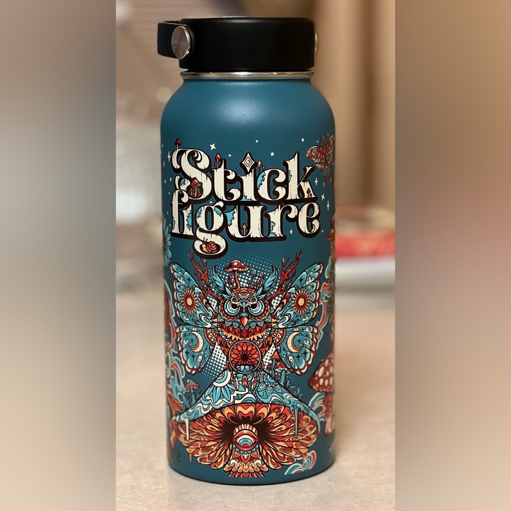 Original Stick Figure Water Bottle. New. Never used.